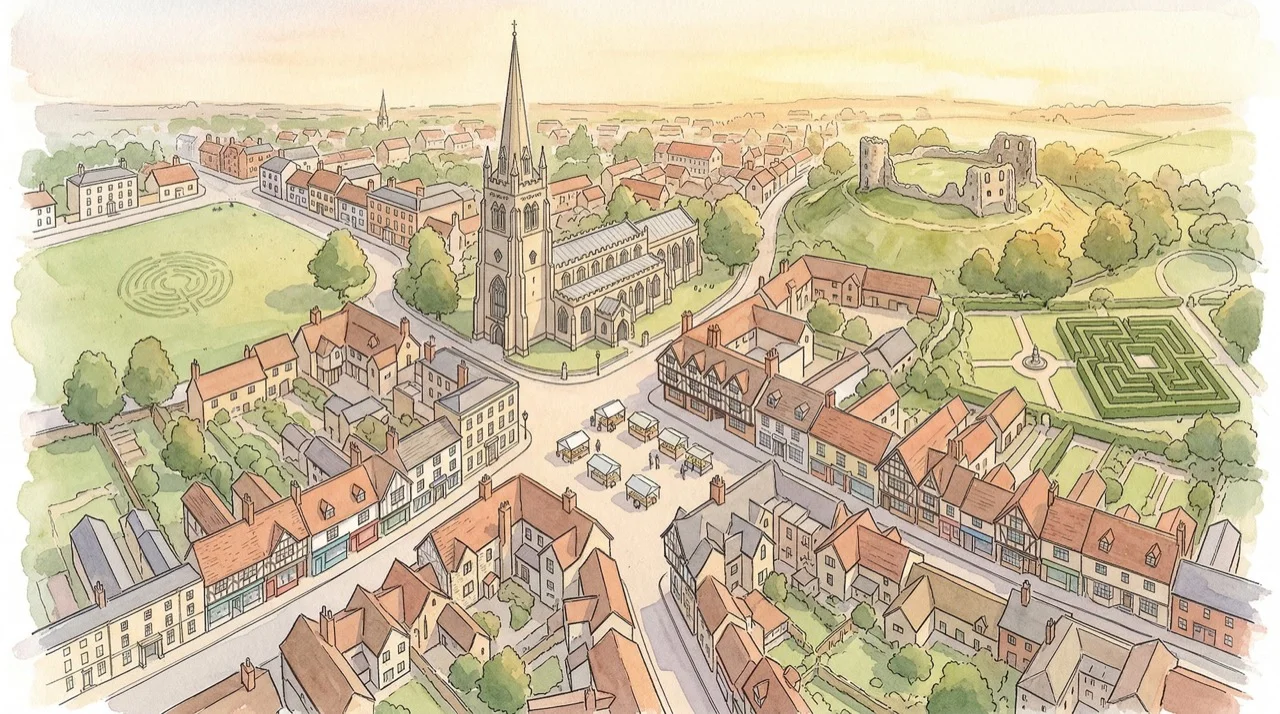 Saffron Walden illustration